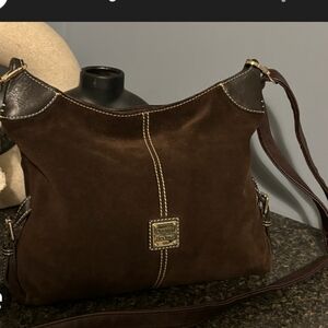 Dooney & Bourke Brown Suede Bag